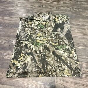 [Plus Size] Men’s Jerzees Outdoor Sleeveless Camoflauge Realtree Shirt size 2X